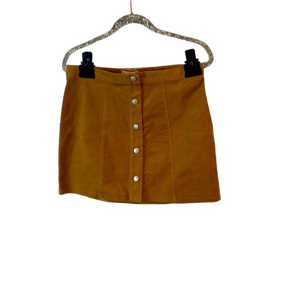 Altar'd State Dresses & Skirts - Corduroy Revival Altar'd State caramel brown color Mini Skirt size L